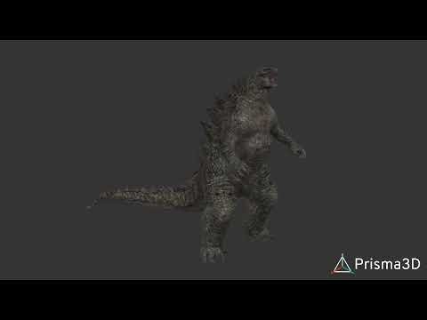 Godzilla 2014 3d animation