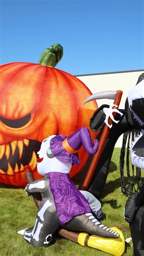 Instant Halloween magic? Just add air! Shop fan-favorite inflatables in all shapes and scares. | HalloweenCostumes.com