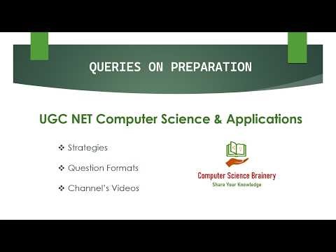 Strategies in Preparation: UGC NET Computer Science | Question Formats from PYQs | Channel Playlists