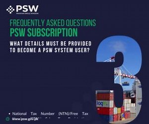 Acquiring a PSW subscription is a crucial step for businesses and individuals looking to streamline their import and export processes in Pakistan. Users must provide details such as their National Tax Number (NTN), Free Tax Number (FTN)/ Sales Tax Registration Number (STRN) for effective business. Also, please remember that the requirements and processes for acquiring a PSW subscription may evolve over time. It is essential to stay updated by visiting the official PSW website or contacting our s