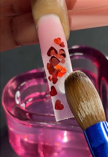 Love is in the air, but you’re out of space 😮‍💨 ##valentinesformen##gelxnails##nailart##nailvideos##nailarttutorial