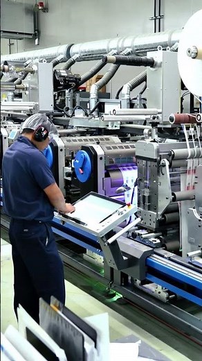 The Exact Setup Process for Precision Label Production #manufacturing #labeling