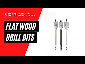 How To Use Flat Wood Drill Bit? - SIDS DIY