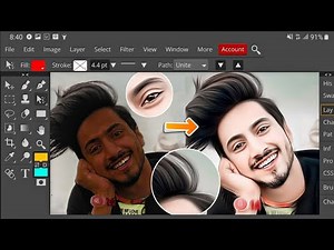 Photopea Editing Mobile📱 Skin White in photopea mobile