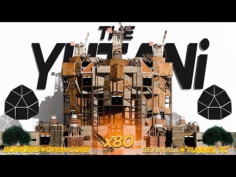 The Yutani - META Group BASE - TANKY 4 BUNKERS - HARD Raid EASY Expansion - RUST Base Design