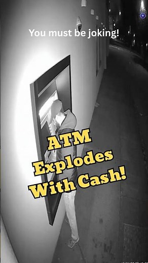 ATM Catastrophe Caught on Camera #atm #fail #shocking