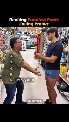 Ranking Funniest Pants Falling Pranks