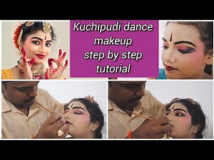 Kuchipudi dance makeup | Indian classical dance makeup | Easy classical makeup step by step tutorial