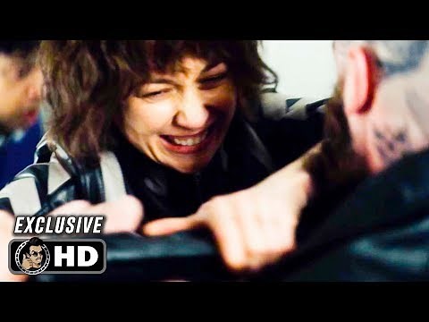 THE COURIER Exclusive Clip - Stairwell Fight (2019) Olga Kurylenko