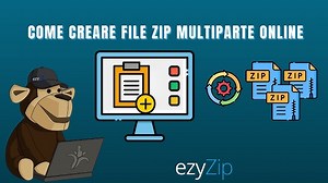 Come creare file ZIP divisi | ZIP multiparte (ZIP, Z01, Z02 ecc.)