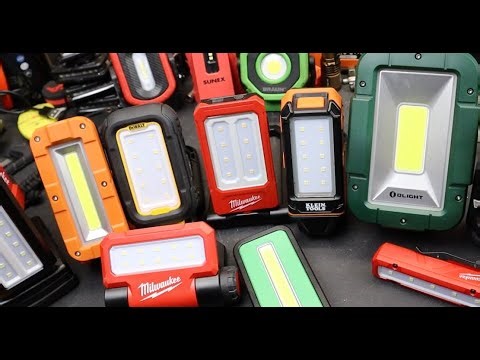 Task Light Madness: Milwaukee, DeWalt, Klein And More, Put To The Test To See Which Are Worth Owning - BangShift.com