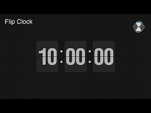 10 Hour Timer ⏱️ Flip Clock Countdown | Ultimate Study & Sleep Timer - ChronoFlow