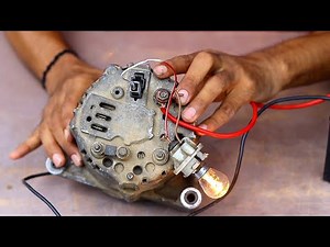 how to wiring tractor alternator - how to connection lucas tvs 2 pin alternator - lucas alternator