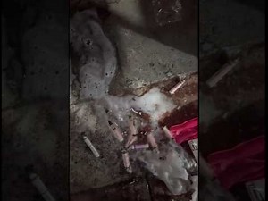 2 Korean girl smoking spitting puddle 42