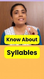 2K views · 61 reactions |  Syllables: the building blocks of words!...