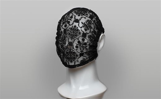 Baroque Lace Full Face Mask – Gothic, Avant Garde Fashion, Anonymous Concealment Mask - Etsy