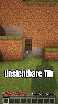 Die EINFACHSTE versteckte Tür in der Wand | Minecraft Redstone Tutorial