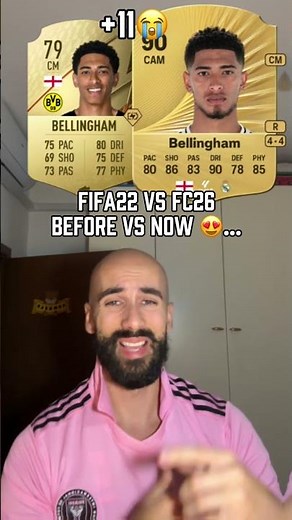 Gyokeres and Messi in before vs now fifa 22 vs eafc26 cards