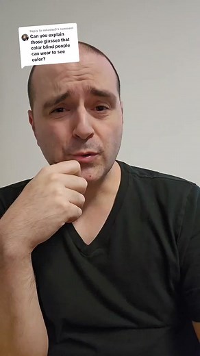 Replying to @mikedey3 the science of so-called colorblind glasses. #colorvisiondeficiency #colorscience #colortheory #edutok #iflscience