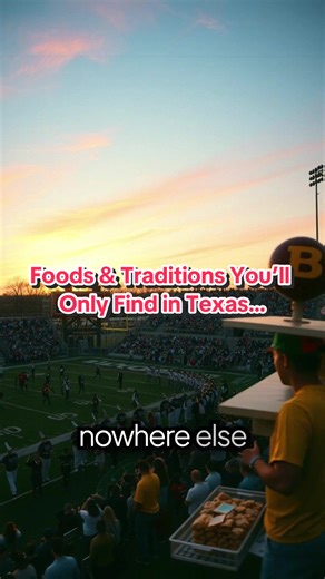 Texas-only traditions include Frito pie in bags, gas station kolaches, homecoming mums, Friday night lights culture, Whataburger etiquette, and Blue Bell loyalty as cultural identity. Texas only foods Texas traditions Frito pie Texas Texas kolaches homecoming mums Texas Friday night lights Texas food culture Whataburger culture Texas customs unique Texas traditions #TexasTraditions #TexasFood #TexasCulture #OnlyInTexas #TexasCustoms