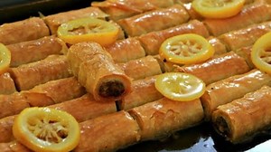 Baklava rolnice sa orasima i grizom