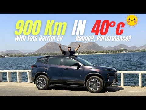 “Can an EV Do 900 KM in Summer? | Tata Harrier EV Real Test! In 40°C | Jaipur–Udaipur Road Trip”