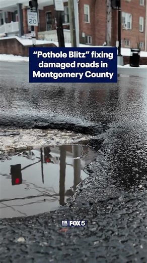 With the snow finally melting away, roads in Montgomery County are left riddled with potholes. The county is asking residents to report them online or by calling 311 so crews can repair them as quickly as possible. | Fox 5 DC