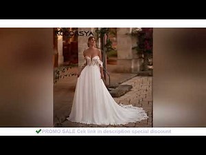 RODDRSYA Sweetheart Wedding Gowns Off Shoulder Chiffon A-Line Robe De Marie Applique Boho Bride Dres