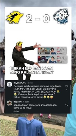 EVOS VS ONIC MEME MPLID