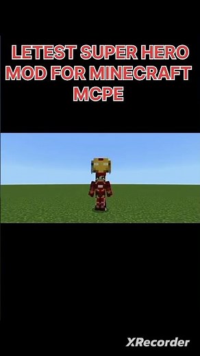 LETEST SUPER HERO MOD FOR MINECRAFT MCPE BEST HERO MOD FOR MINECRAFT #minecraftmods #minecraft