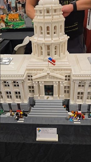 Lego United States Capitol Building MOC! Brickfair Virginia 2024! #Lego #brickfair #capitolbuilding