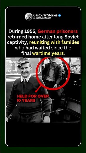 WW2 German Prisoners Finally Return Home #shorts