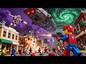 LEGO Heroes vs Aliens: The Invasion Begins | Epic Sci-Fi Battle for Brickton City #lego