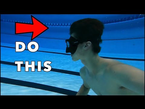 How To Swim Deep Underwater Without Your Ears Hurting (4K)