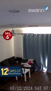 On the sixth day of #SeenOnSwann, the Pan & Tilt Camera captured the big reveal—a sunny morning behind the curtains! ☀️🎥 With its drag-to-track feature in the app, you can follow the action in real time and see every corner—just like it’s demonstrated here. Head to swann.com/seenonswann and upload your footage to the 12 Days of #SeenOnSwann Competition. You could WIN a MaxRanger4K AND a SwannBuddy4K! Check out the details below 👇 How to Enter: 1️⃣ Capture holiday-themed footage using your Swan
