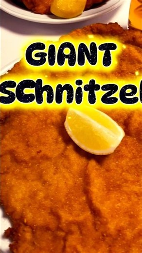 The BIGGEST Schnitzel I have ever seen 🤯🤯