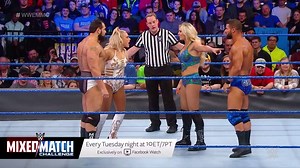 773K views · 1.8K reactions | The last quarterfinals bout of the WWE Mixed Match Challenge got off to a LOUD start as Rusev & Lana took on Bobby Roode & Charlotte Flair! | WWE Mixed Match Challenge | Facebook