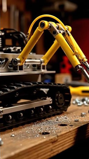 Crawler Machine Mini Build ⚙️🏗️ #MiniCrawler #TinyFactory #MiniMachines