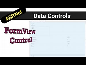 ASP.Net FormView Control | Data Controls | SqlDataSource, in Hindi