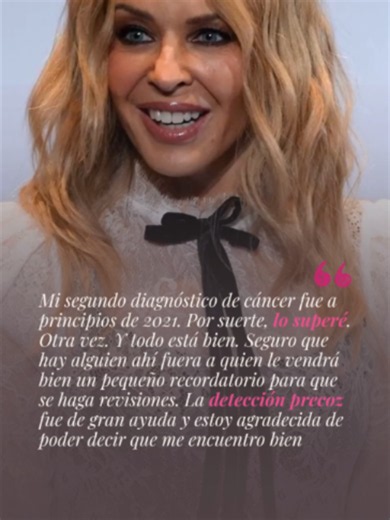 Durante cinco años, nadie sospechó nada. Mientras volvía a llenar festivales, regresaba a la industria y lanzaba temas como ‘Padam Padam’, Kylie Minogue enfrentaba un segundo #cáncer. La artista australiana ha revelado ahora, en su nuevo documental ‘KYLIE’, que en 2021 fue diagnosticada de cáncer por segunda vez. La confesión ha sorprendido a sus seguidores, especialmente porque Kylie ya sufrió un cáncer de mama en 2005, enfermedad que por aquel entonces no escondió y de la que siempre se ha sin