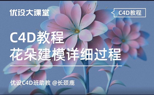 C4D教程！花花建模详细过程