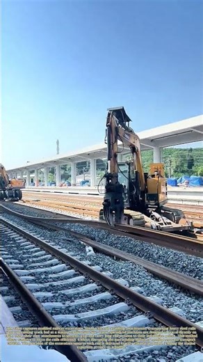 Moving the Rails: How Specialized Excavators Transport Track Sections