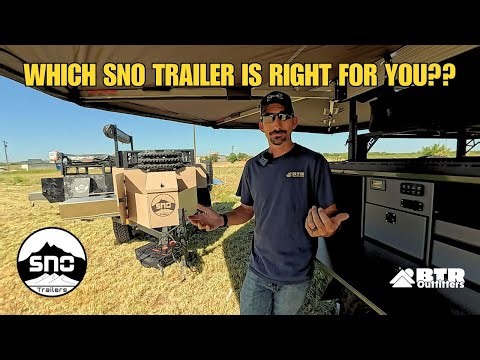 SNO Trailer Comparison: R12 vs R20 vs RECON! Which Is The BEST Off-Road Hunting Trailer for YOU??