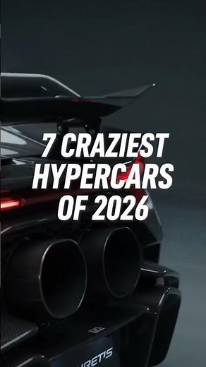 7 Craziest Hypercars of 2026 🤯🔥 | Bugatti, Koenigsegg, Rimac & Ferrari