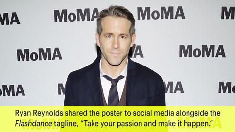 Ryan Reynolds channels 'Flashdance' in new 'Deadpool 2' poster