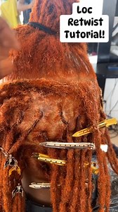 Loc Retwist Tutorial! 💙 We used The Trinity Pack from WeltonsWorld.com | Welton Wardell Jr.
