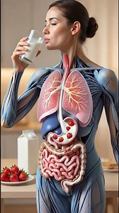 See How Your Body Digests Milk | Realistic 3D Digestive Animation