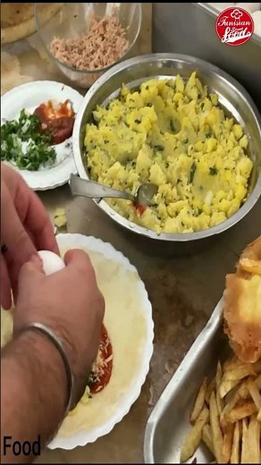 Tunisia food Paradise 10 dishes in one day - تونس جنّة أكل الشارع 10 اكلات في يوم واحد video at 16h