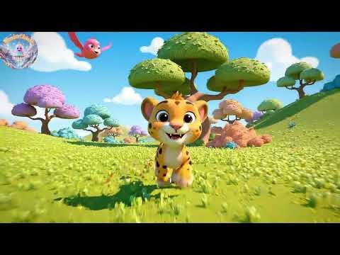 The Little Cheetah Goes Roar Roar Roar | Cheetah Song for Kids | Nursery Rhymes for Toddlers