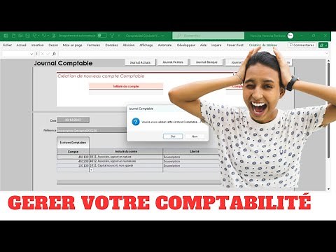 Excel-Vba : Comment créer sa comptabilité générale sur Excel et VBA | journal-Grand livre-Balance ❤️